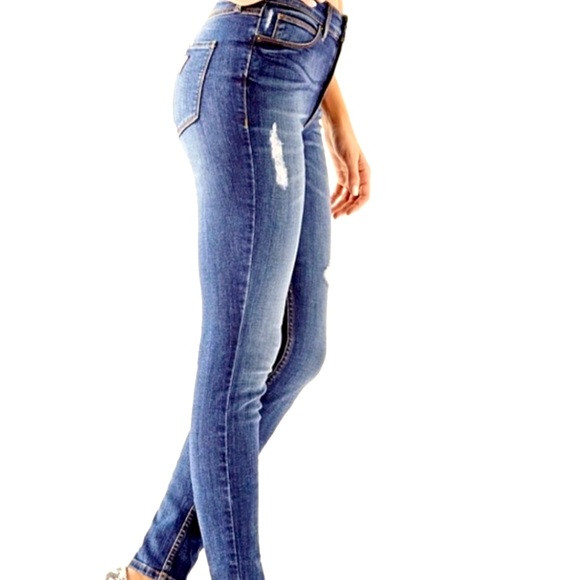 1981 High Rise Skinny Jeans In Ace High Wash - Picture 2 of 6